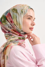 Elara Aria Viscose Scarf – Pink