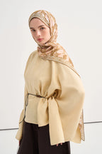 Rosalie Aria Viscose Scarf – Beige