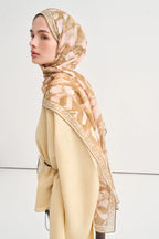 Rosalie Aria Viscose Scarf – Beige