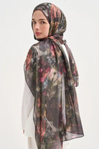 Elara Aria Viscose Scarf – Burgundy