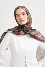 Elara Aria Viscose Scarf – Burgundy