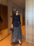 Black Muse Blazer & Skirt Set