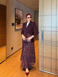 Wine Muse Blazer & Skirt Set