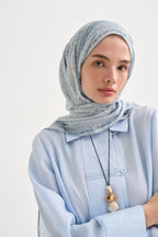 Lunara Aria Viscose Scarf – Blue