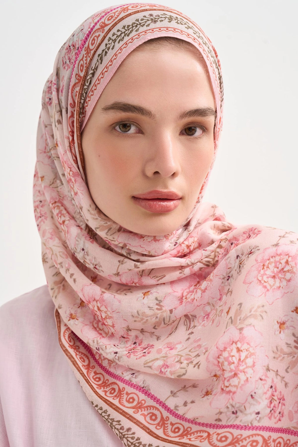 Mirelle Aria Viscose Scarf – Pink