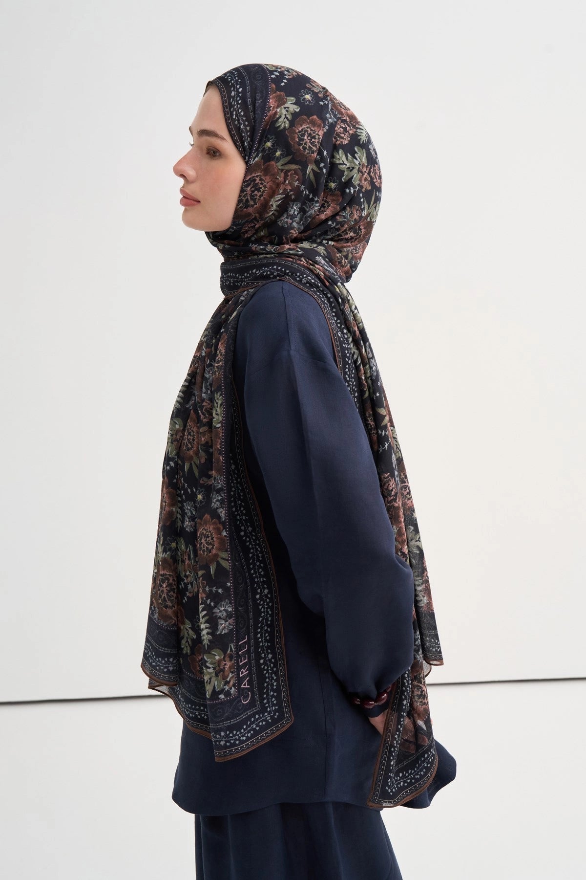 Mirelle Aria Viscose Scarf – Coffee