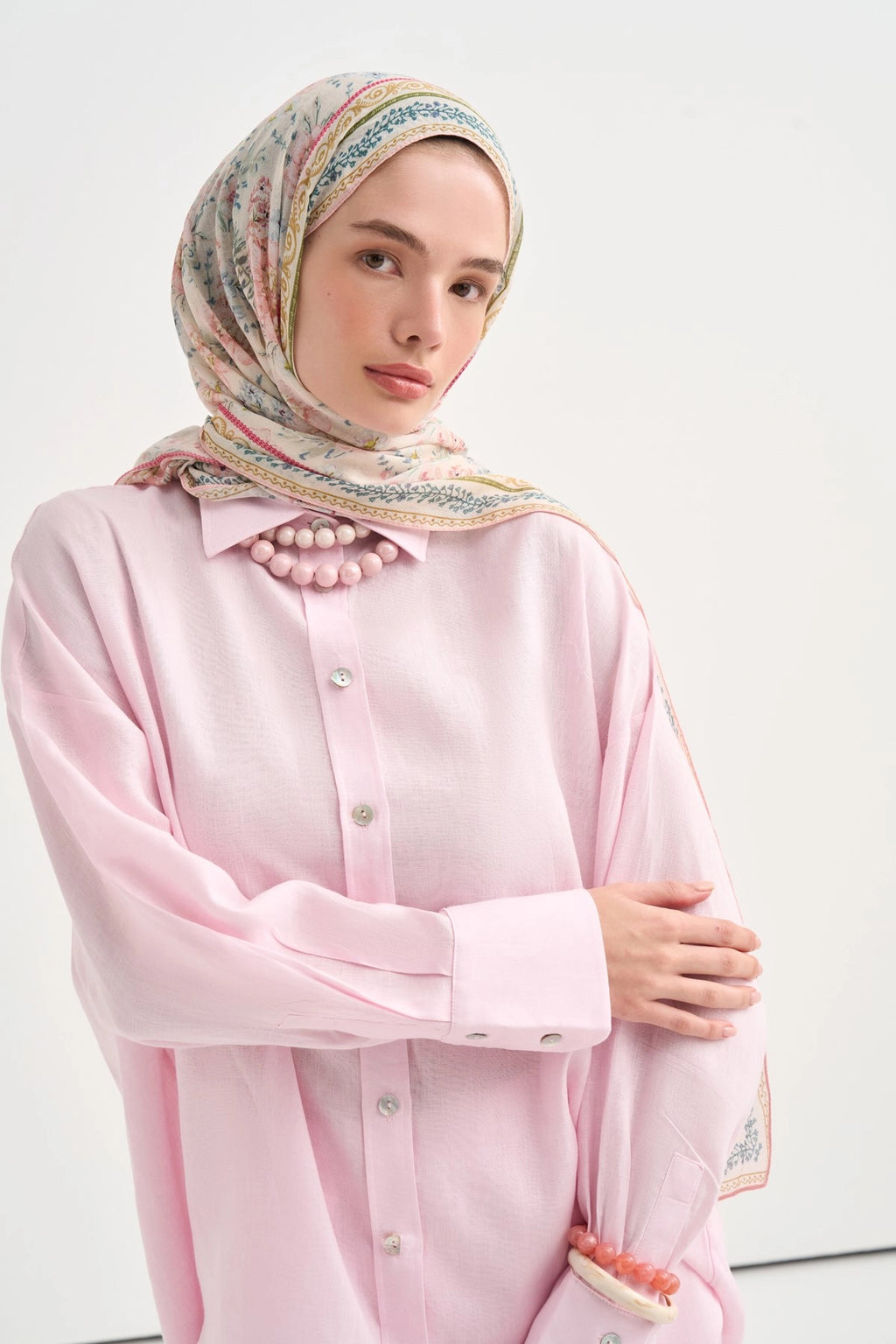 Mirelle Aria Viscose Scarf – Cream