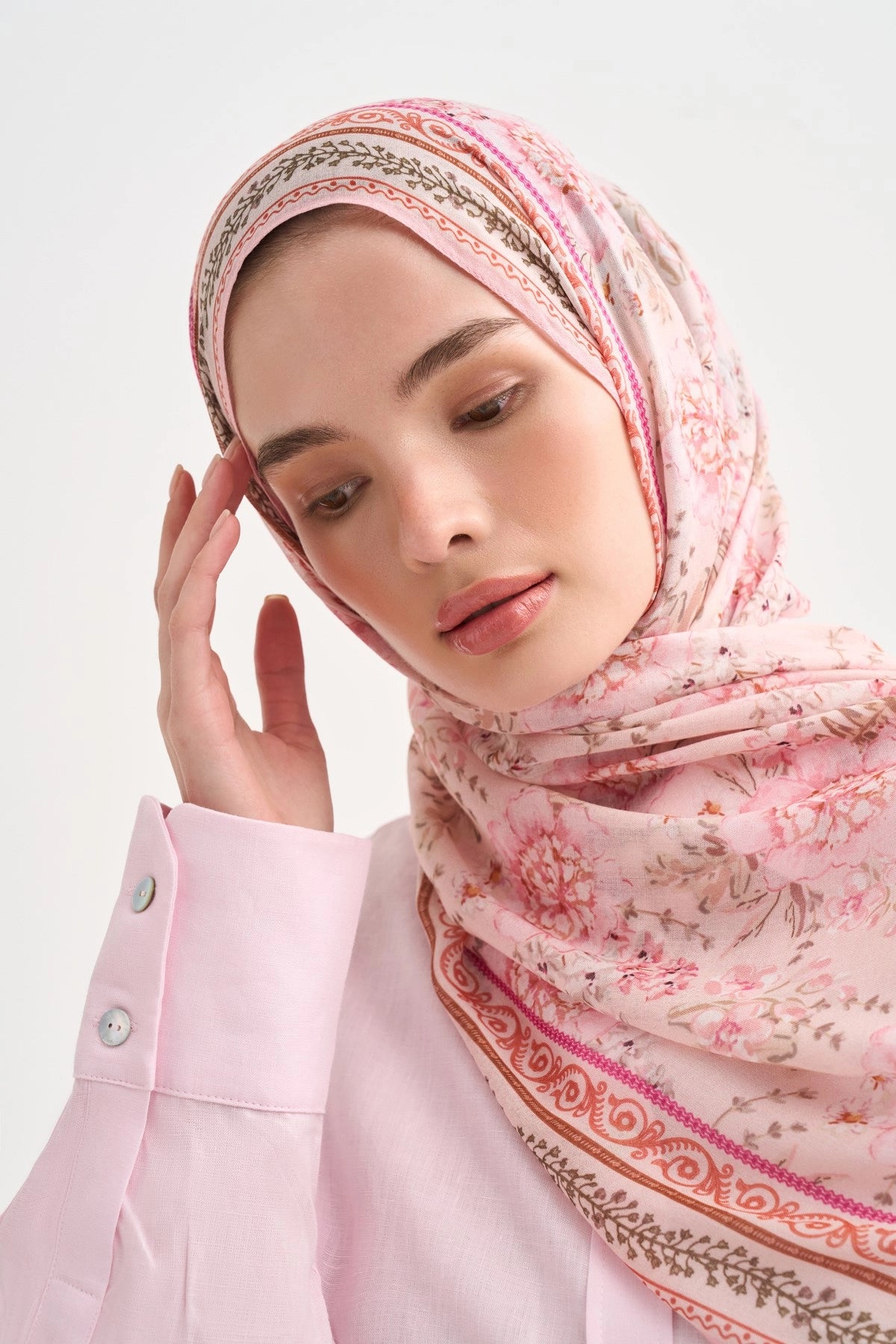 Mirelle Aria Viscose Scarf – Pink