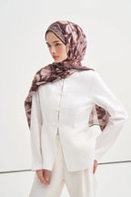 Rosalie Aria Viscose Scarf – Plum
