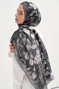 Rosalie Aria Viscose Scarf – Black