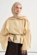 Lunara Aria Viscose Scarf – Yellow